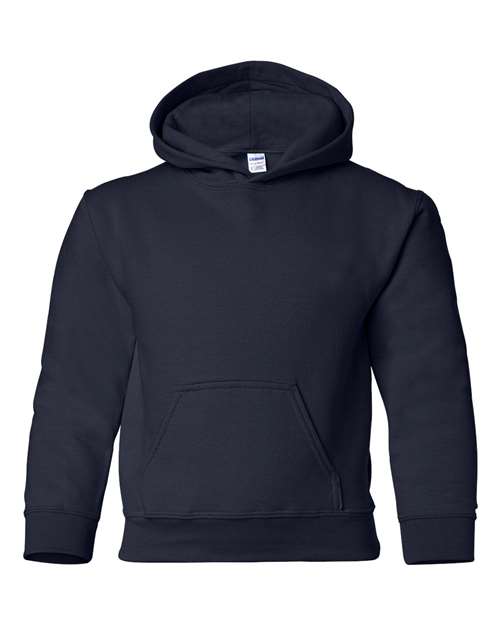 Gildan Youth Heavy Blend™ Hooded Sweatshirt - Navy Front