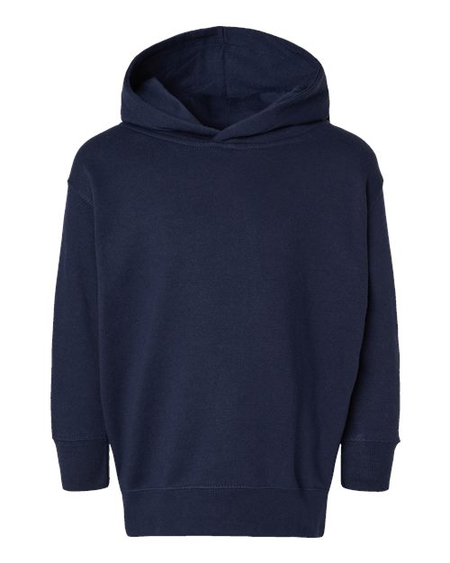 Toddler Pullover Fleece Hoodie - Navy Front