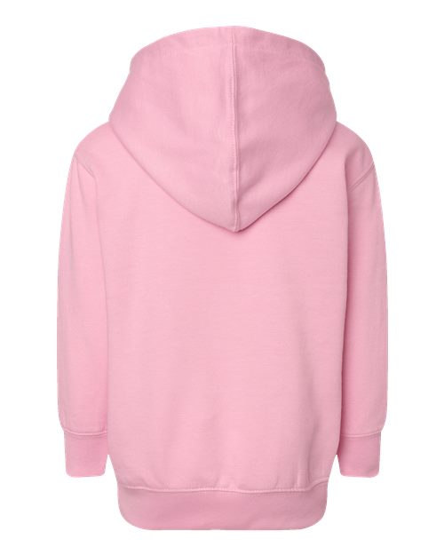 Toddler Pullover Fleece Hoodie - Pink Back