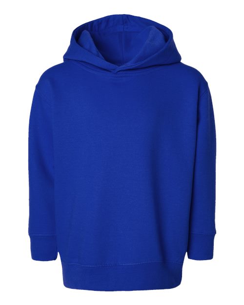 Toddler Pullover Fleece Hoodie - Royal Front