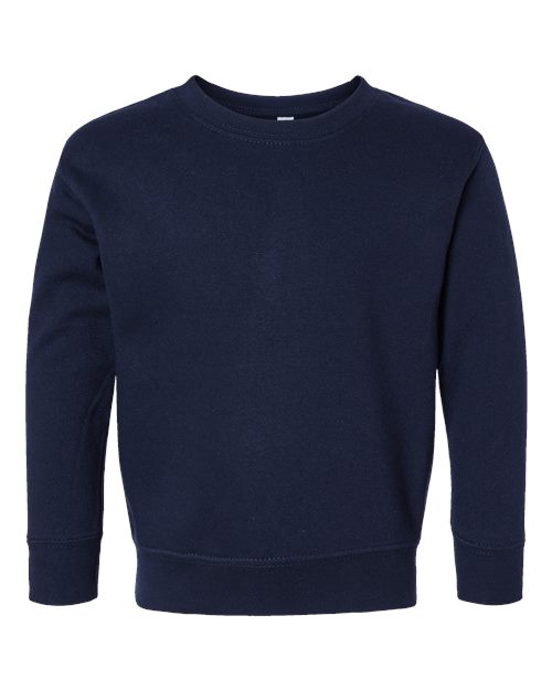Toddler Fleece Crewneck Sweatshirt - Navy Front