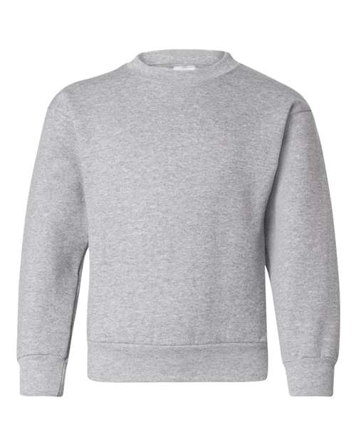Youth EcoSmart® Crewneck Sweatshirt - Light Steel Front