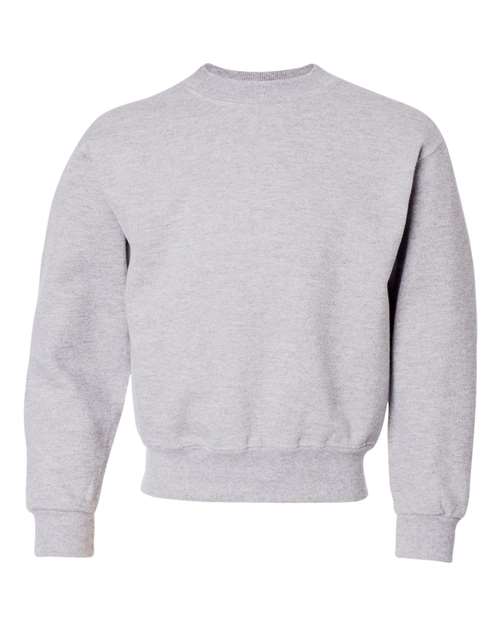 Youth NuBlend® Crewneck Sweatshirt - Ash Front