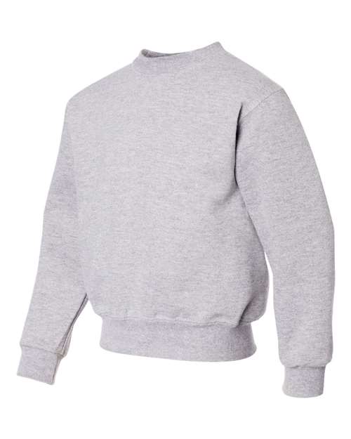 JERZEES Youth NuBlend® Crewneck Sweatshirt - Side