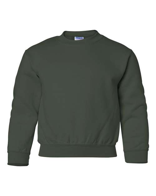 Gildan Youth Heavy Blend™ Crewneck Sweatshirt - Forest Front