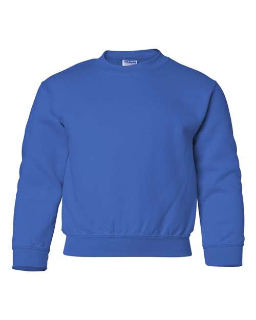 Gildan Youth Heavy Blend™ Crewneck Sweatshirt - Royal Front