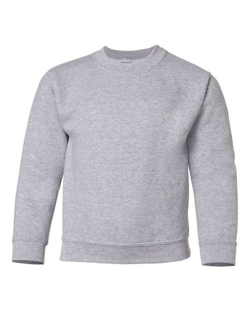 Gildan Youth Heavy Blend™ Crewneck Sweatshirt - Sport Grey Front