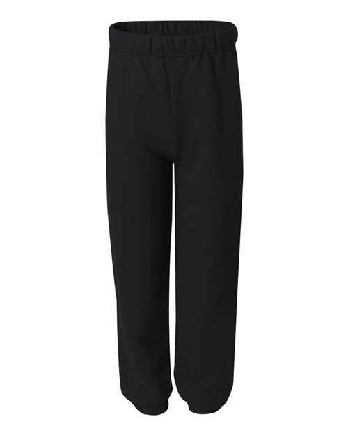 Youth NuBlend® Sweatpants - Black Front