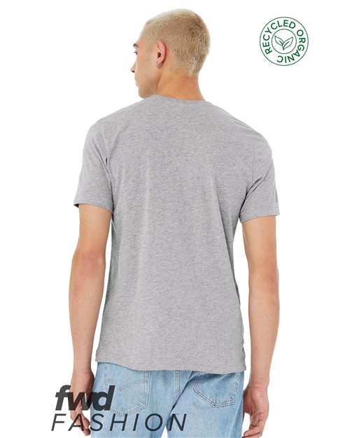 Unisex FWD Fashion Jersey Recycled Organic Tee - Athletic Heather Back