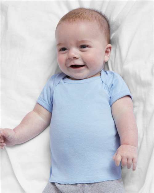 Rabbit Skins Infant Baby Rib Tee - Model Front