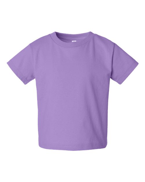 Toddler Cotton Jersey Tee - Lavender Front