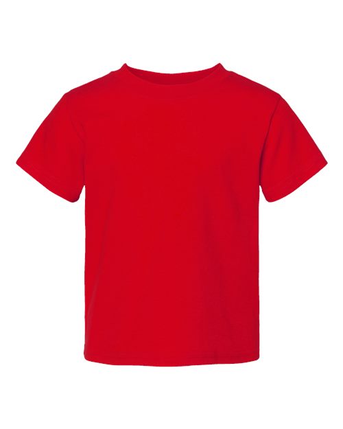 Toddler Cotton Jersey Tee - Red Front