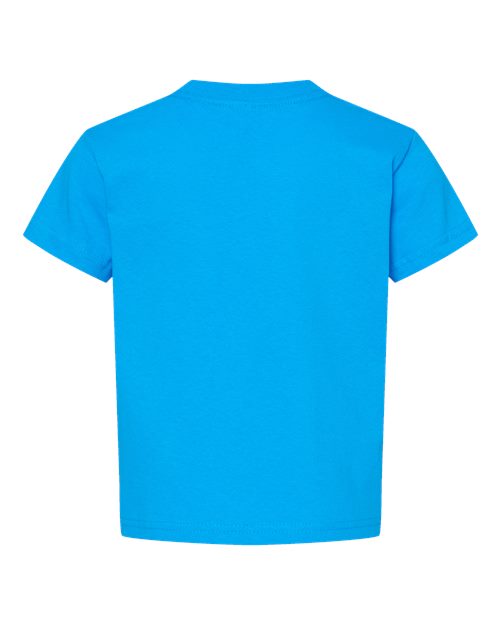 Toddler Cotton Jersey Tee - Turquoise Back