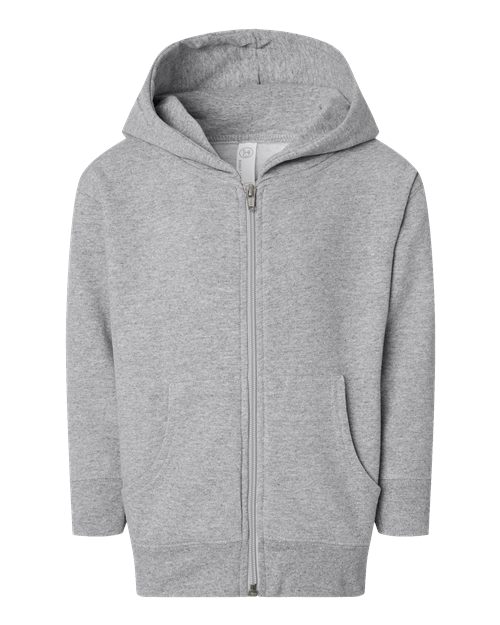 Toddler Full-Zip Fleece Hoodie Sweatshirt - Heather Front