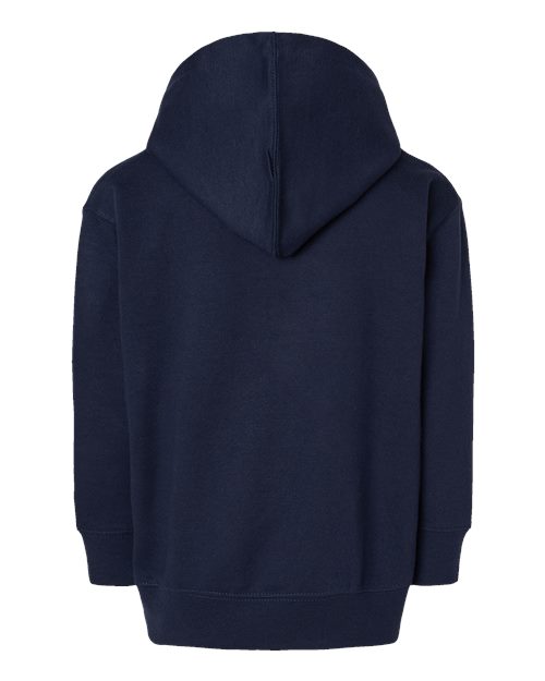 Toddler Full-Zip Fleece Hoodie Sweatshirt - Navy Back