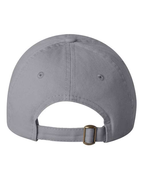 Youth Small Fit Bio-Washed Dad Hat - Grey Back