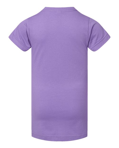Girls' Fine Jersey Tee - Lavender Back