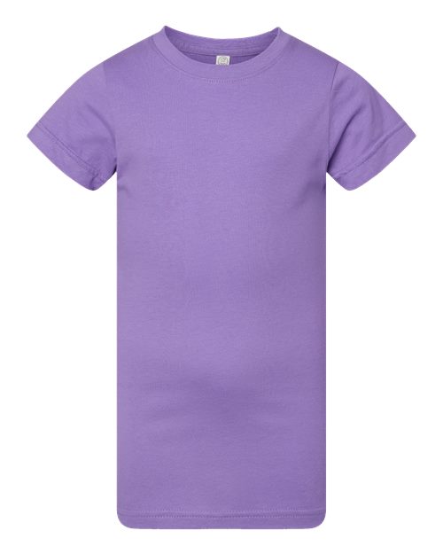 Girls' Fine Jersey Tee - Lavender Front
