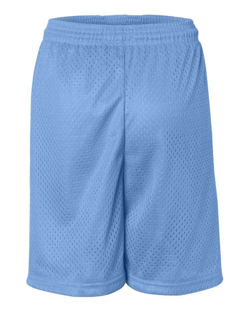 Youth Pro Mesh 6" Shorts - Columbia Blue  Back