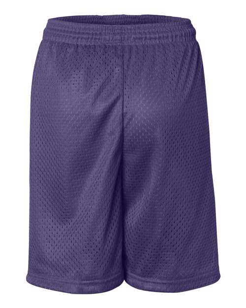 Youth Pro Mesh 6" Shorts - Purple Back