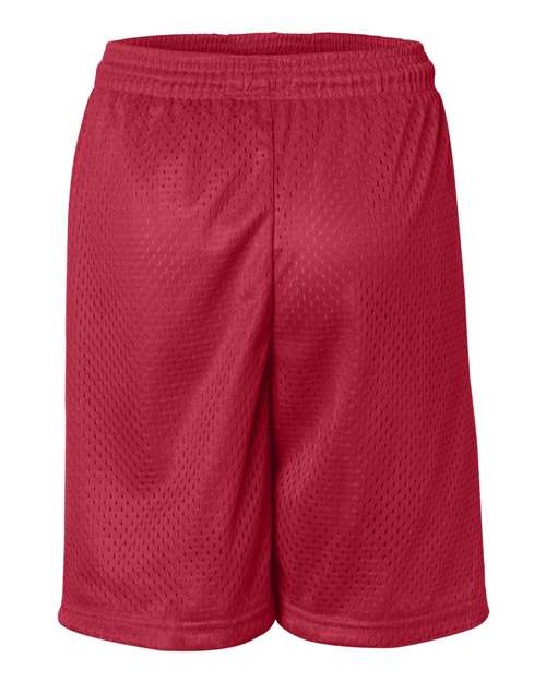 Youth Pro Mesh 6" Shorts - Red Back