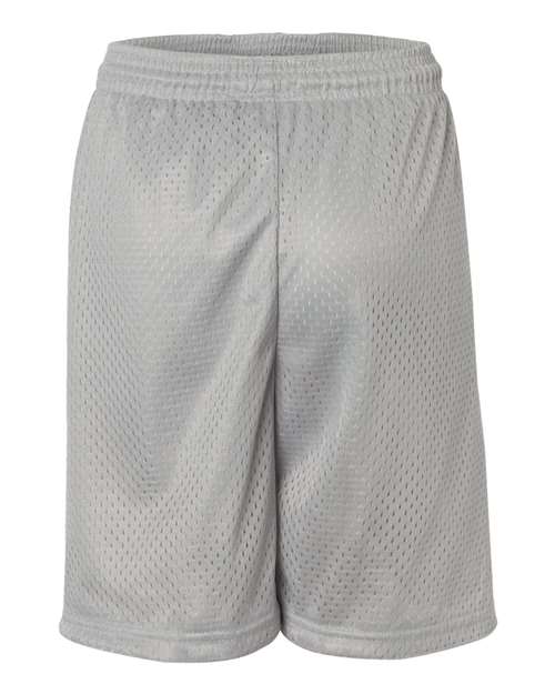 Youth Pro Mesh 6" Shorts - Silver Back