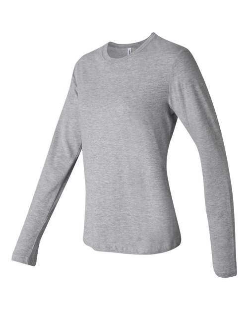 BELLA + CANVAS Women’s Jersey Long Sleeve Tee - Side