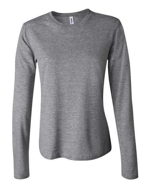 Women’s Jersey Long Sleeve Tee - Deep Heather Front
