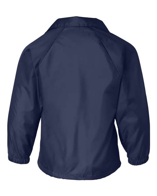 Youth Coach's Jacket - Navy Back