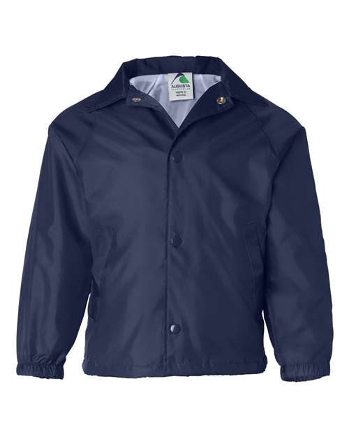 Youth Coach's Jacket - Navy Front