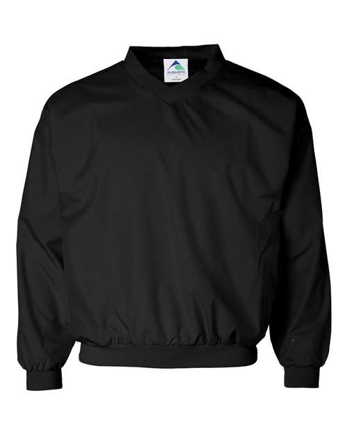 Unisex Micro Poly Windshirt - Black Front