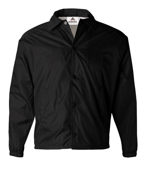 Men's Coach's Jacket - Black Front