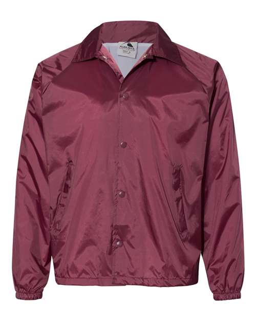 Men's Coach's Jacket - Maroon Front