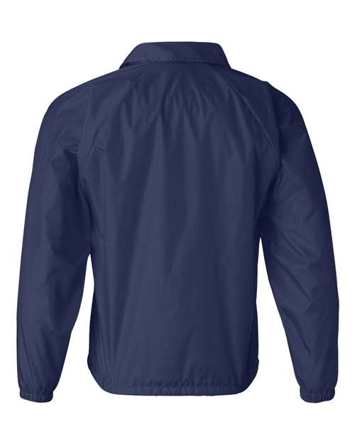 Men's Coach's Jacket - Navy Back