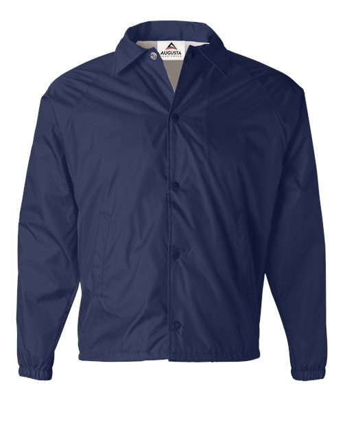 Men's Coach's Jacket - Navy Front