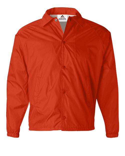 Men's Coach's Jacket - Orange Front