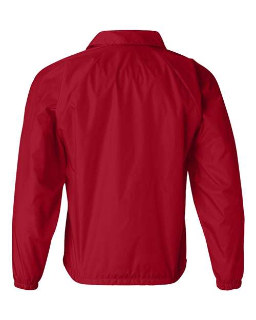 Men's Coach's Jacket - Red Back