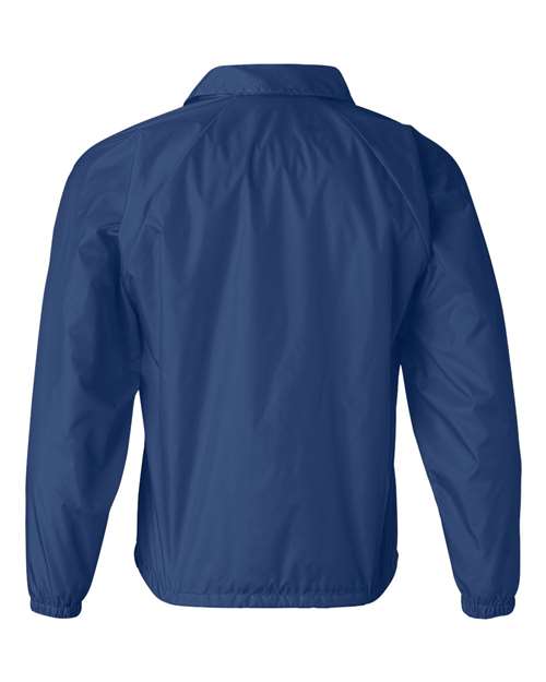 Men's Coach's Jacket - Royal Back