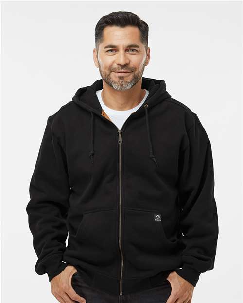 DRI DUCK Men's Tall Crossfire Heavyweight Power Fleece Hooded Jacket with Thermal Lining - Model Front