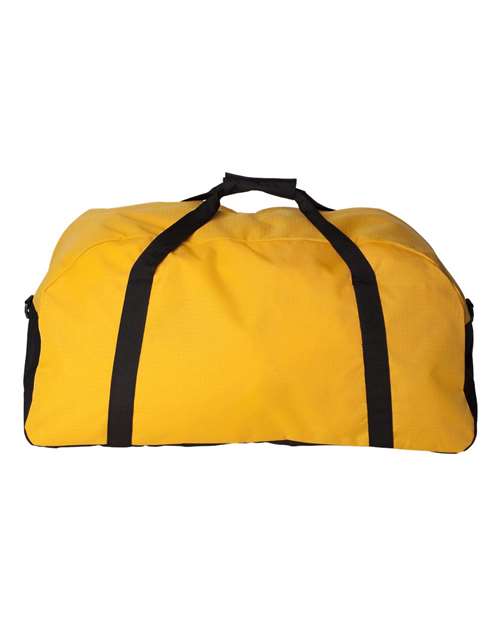 Large Ripstop Duffel Bag - Gold/ Black Back