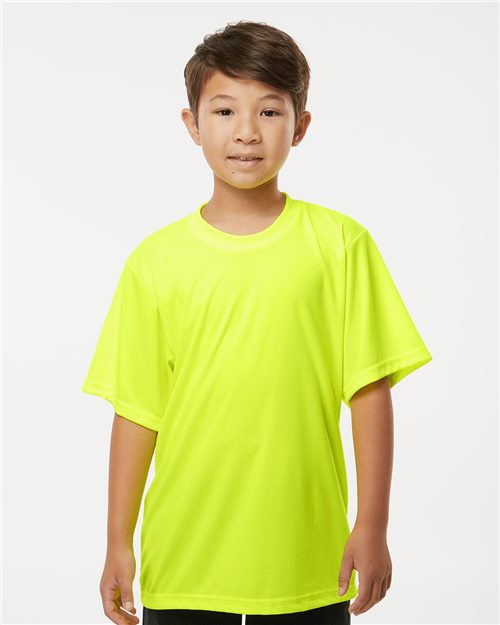 Youth Performance T-Shirt - Cardinal Front