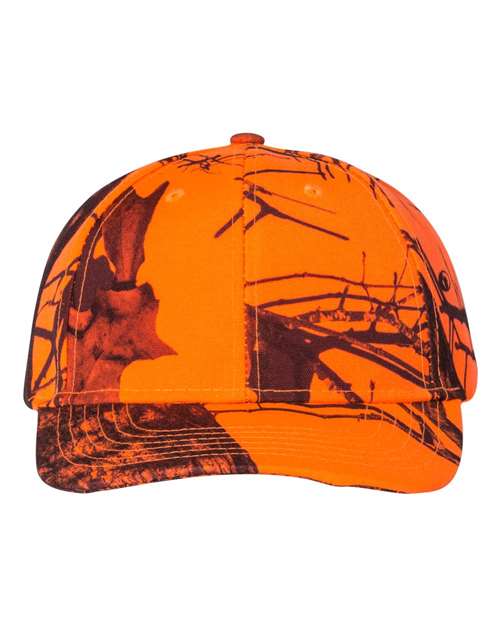 Specialty Licensed Camo Cap - Mossy Oak Break-Up Blaze Orange Front