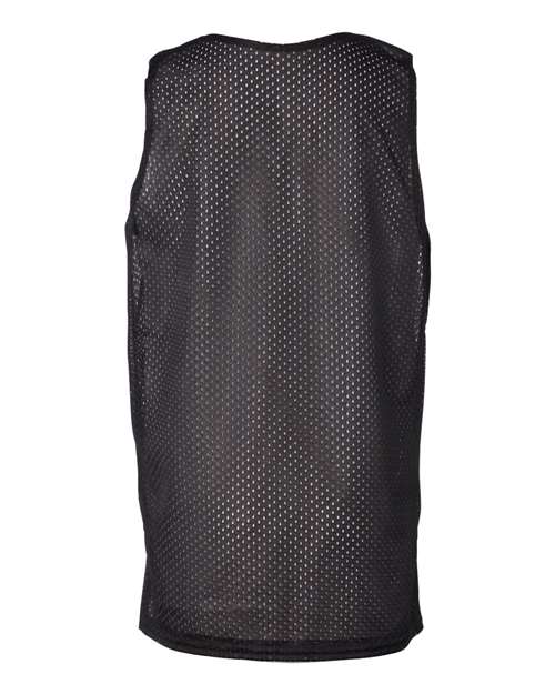 Youth Pro Mesh Reversible Tank Top - Black/ White Back