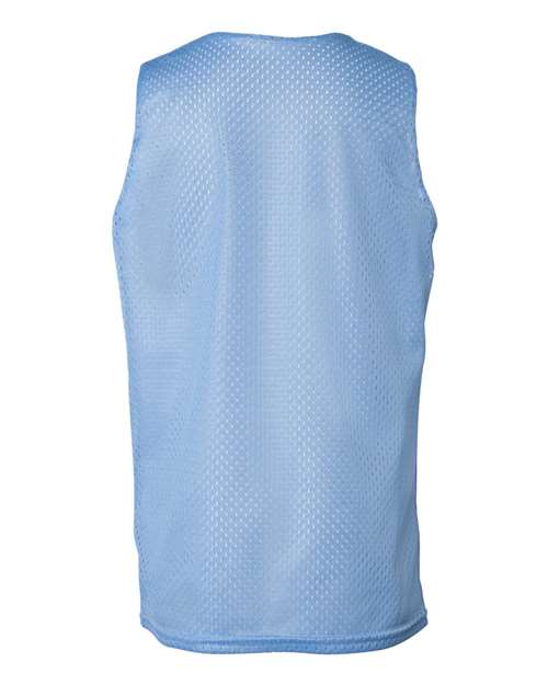 Youth Pro Mesh Reversible Tank Top - Columbia Blue/ White Back