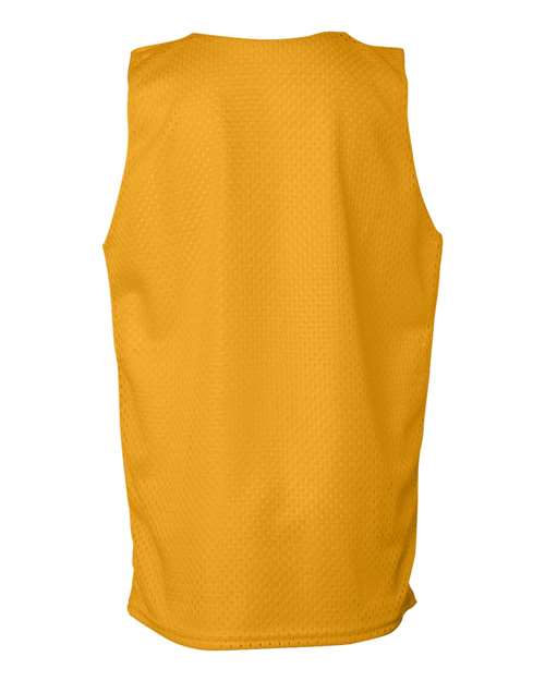 Youth Pro Mesh Reversible Tank Top - Gold/ White Back