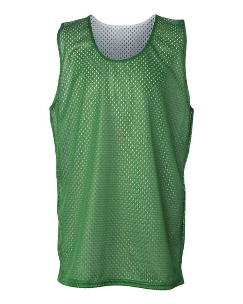Youth Pro Mesh Reversible Tank Top - Kelly/ White Front