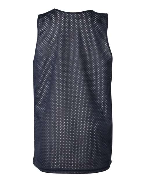 Youth Pro Mesh Reversible Tank Top - Navy/ White Back