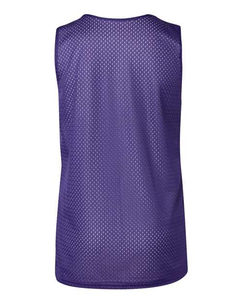 Youth Pro Mesh Reversible Tank Top - Purple/ White Back