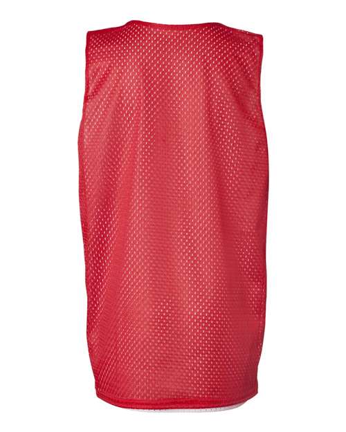 Youth Pro Mesh Reversible Tank Top - Red/ White Back