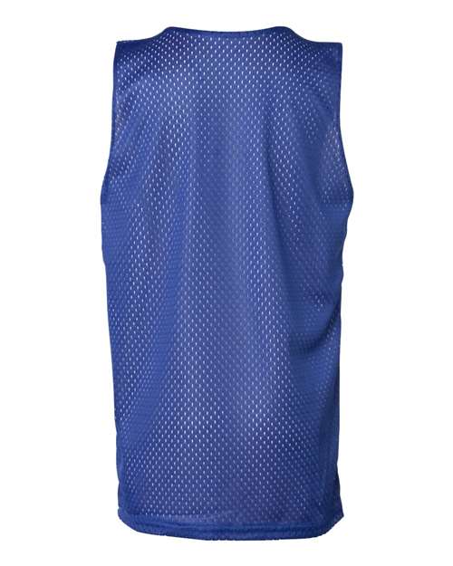 Youth Pro Mesh Reversible Tank Top - Royal/ White Back